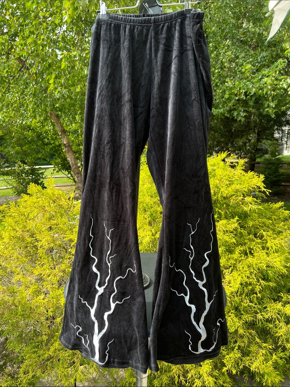 Dolls Kill X Monsters “Hidden in Darkness”Velour Track Pants